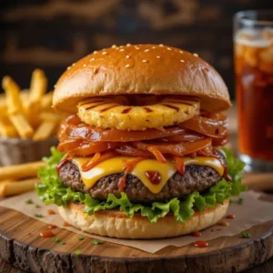 BBQ PINEAPPLE BURGER