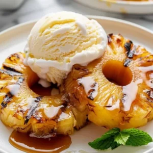 GRILLED PINEAPPLE & ICE CREAM 103/4